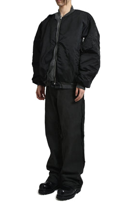 CUT OUT BOMBER / BLACK OIL WASH 