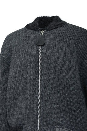 KNITTED BOMBERONE / MD82_27 ANTRACITE 