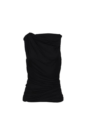 DRAPE TANK / BLK