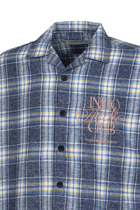 OMBRE CHECK SHIRT / SAX BLU