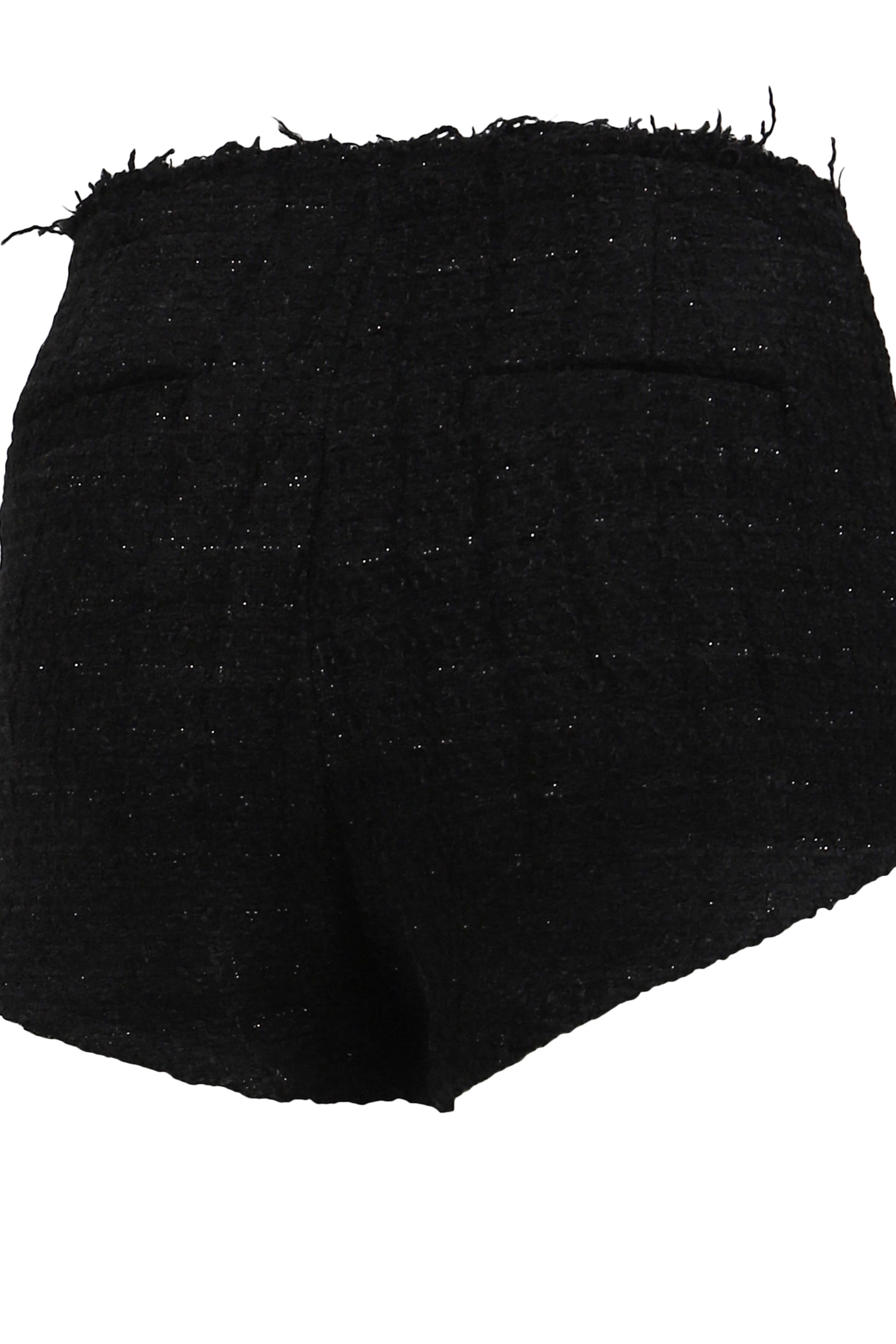 ROUGH-CUT SHORTS TWEED / BLK