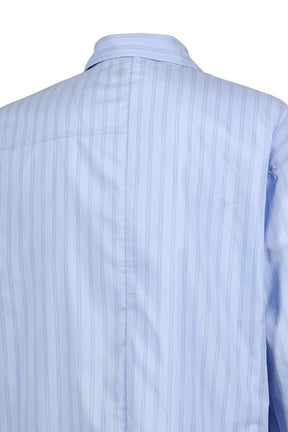 DOCKING FLIP SHIRT / BLU STRIPE 