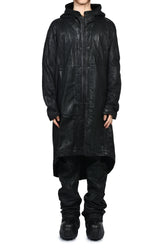 12oz WAXED DENIM COAT / BLK