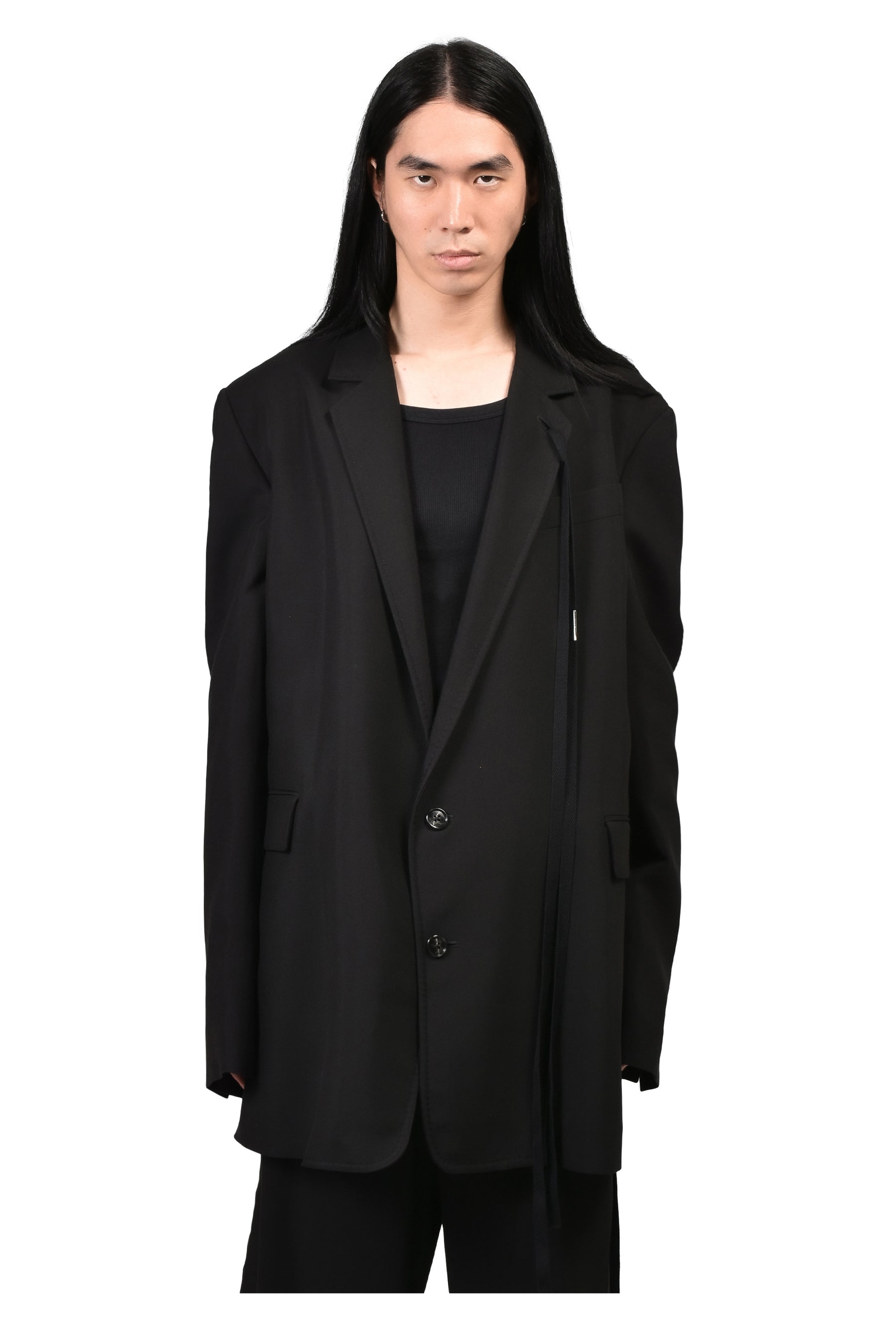 ANTHOON HIGH COMFORT TAILORED JACKET / BLK