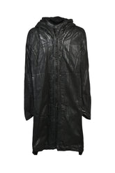 12oz WAXED DENIM COAT / BLK