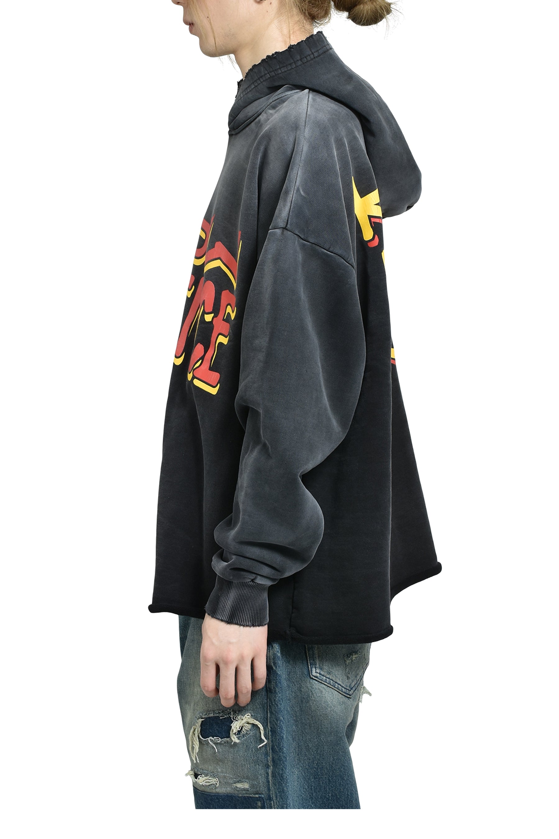 KNOW JUSTICE KNOW PEACE HOODIE / BLK