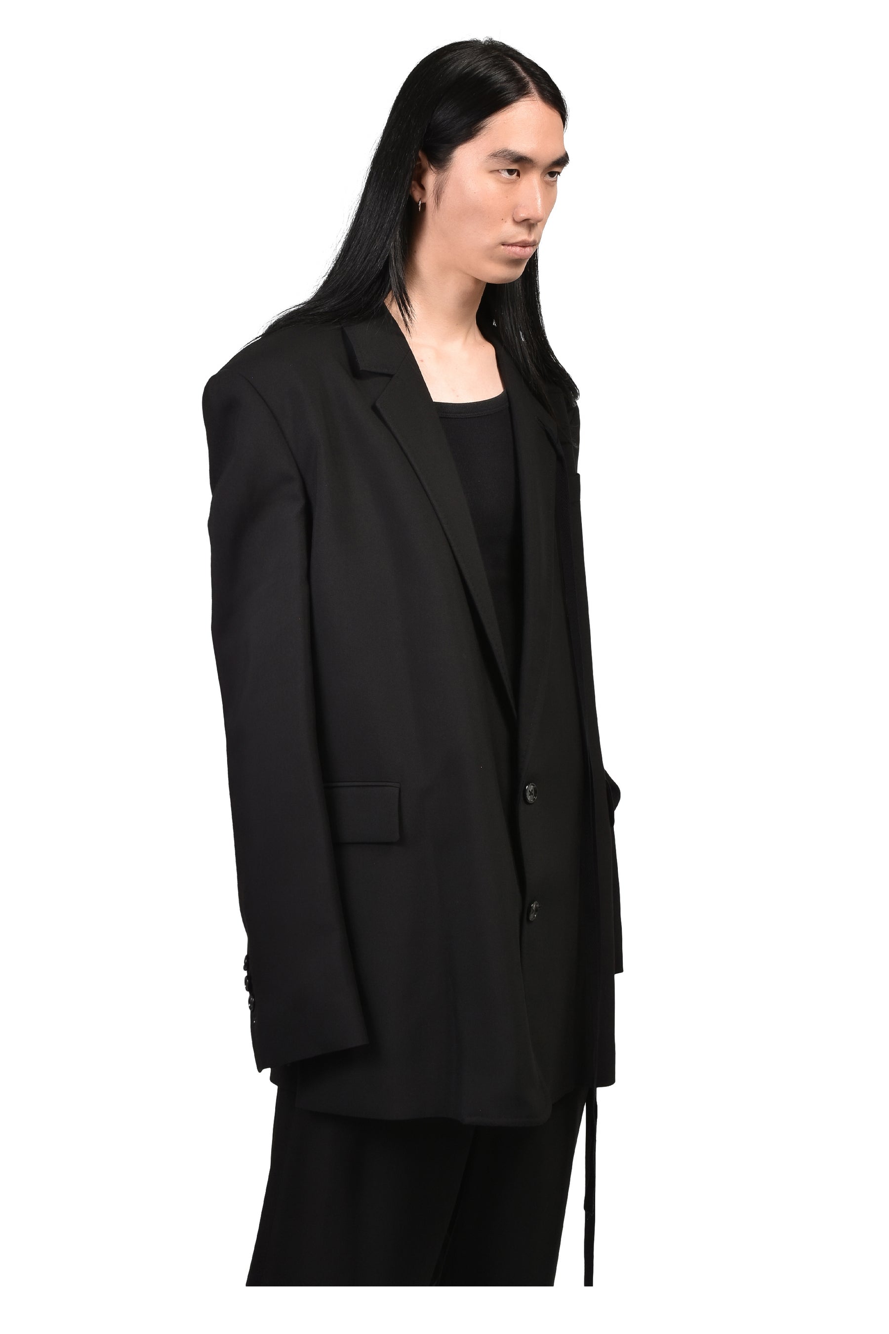 ANTHOON HIGH COMFORT TAILORED JACKET / BLK