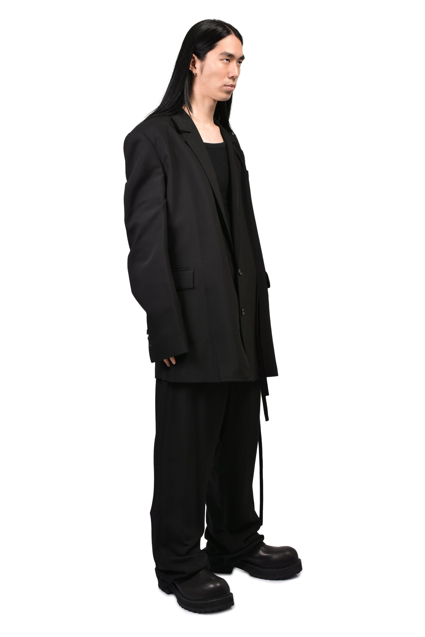 ANTHOON HIGH COMFORT TAILORED JACKET / BLK