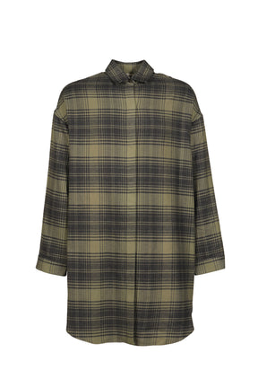 RELAXED SHIRT / GREY/CLAY