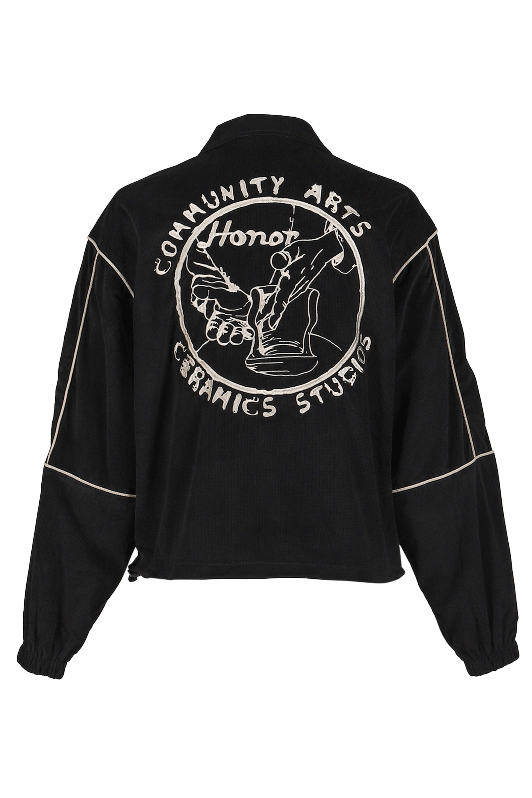 PIPING TRACK JACKET / BLK