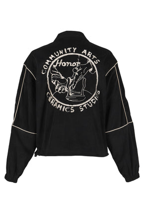 PIPING TRACK JACKET / BLK