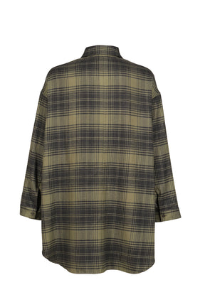 RELAXED SHIRT / GREY/CLAY