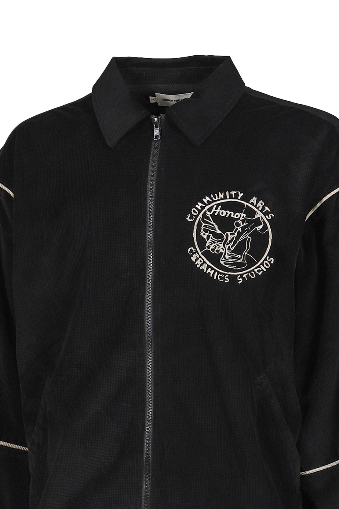 PIPING TRACK JACKET / BLK