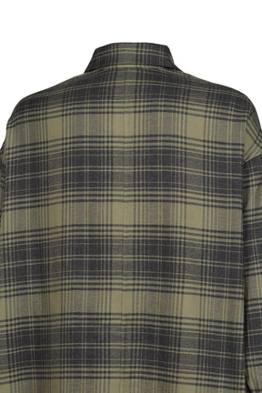 RELAXED SHIRT / GREY/CLAY