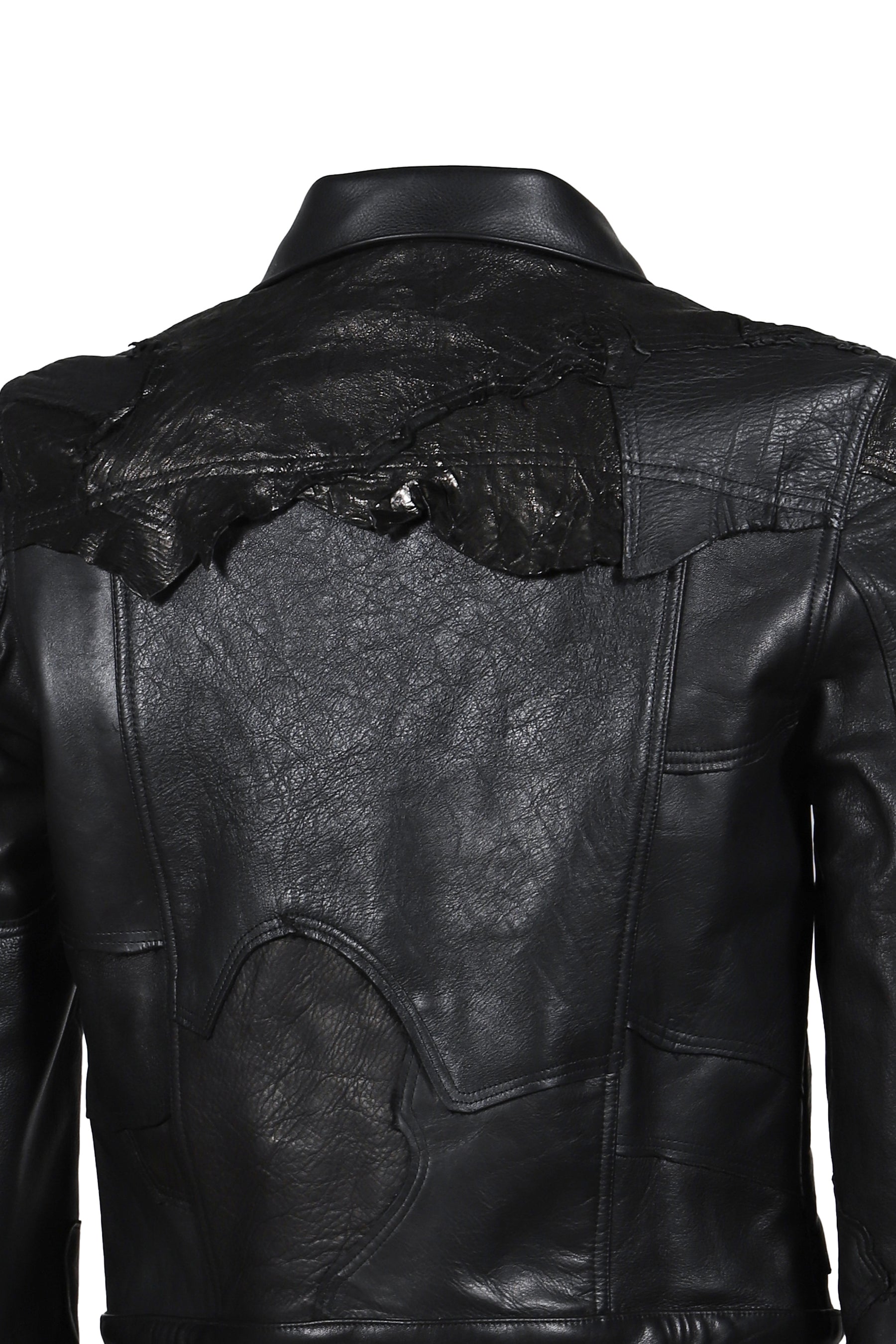 ANT/ANTI アントアンチ FW25 TYPE 0 JACKET SCRAP LEATHER / BLK