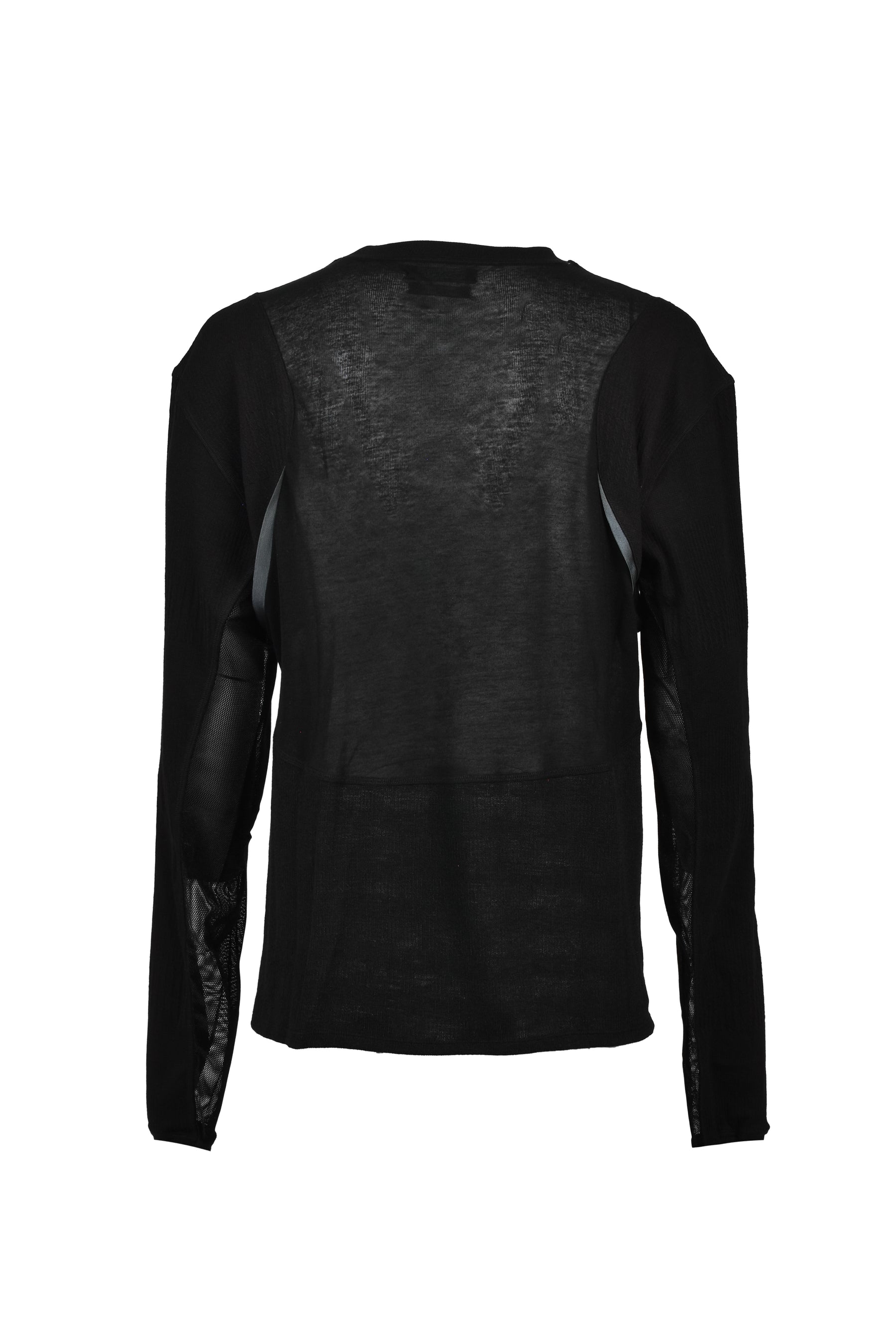 PANELLED CORSET LONG SLEEVE / BLK