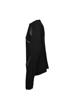 PANELLED CORSET LONG SLEEVE / BLK