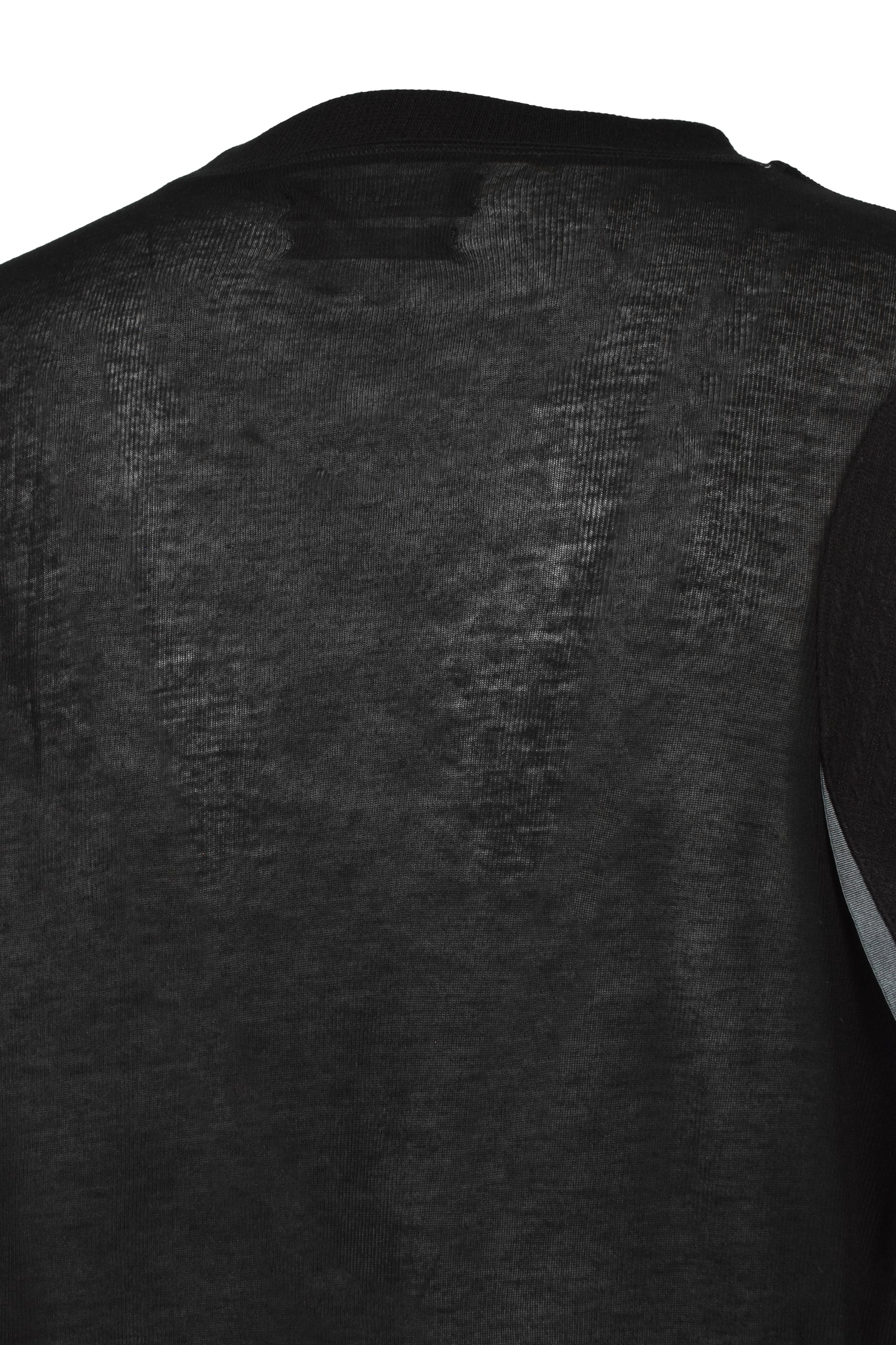 PANELLED CORSET LONG SLEEVE / BLK