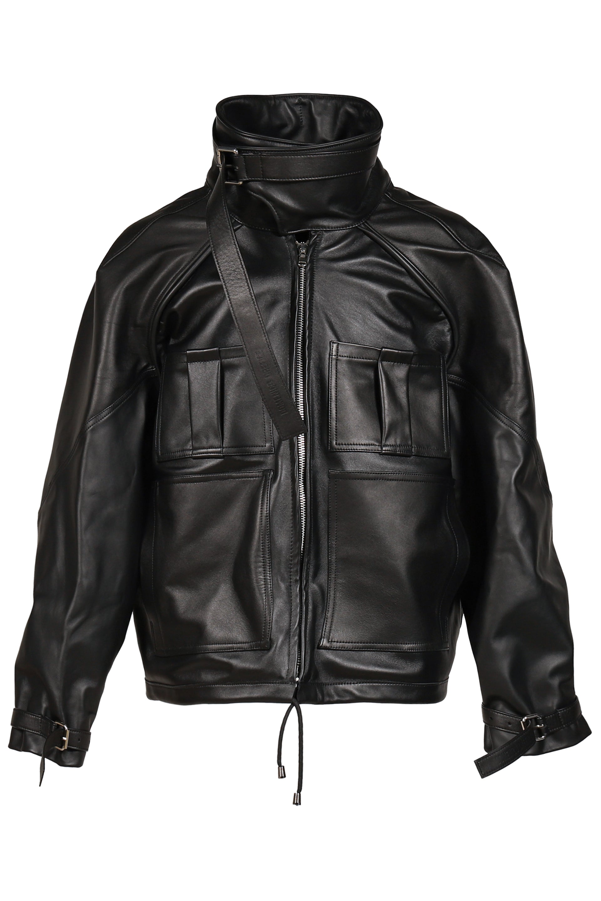 A4 LEATHER JACKET / BLK
