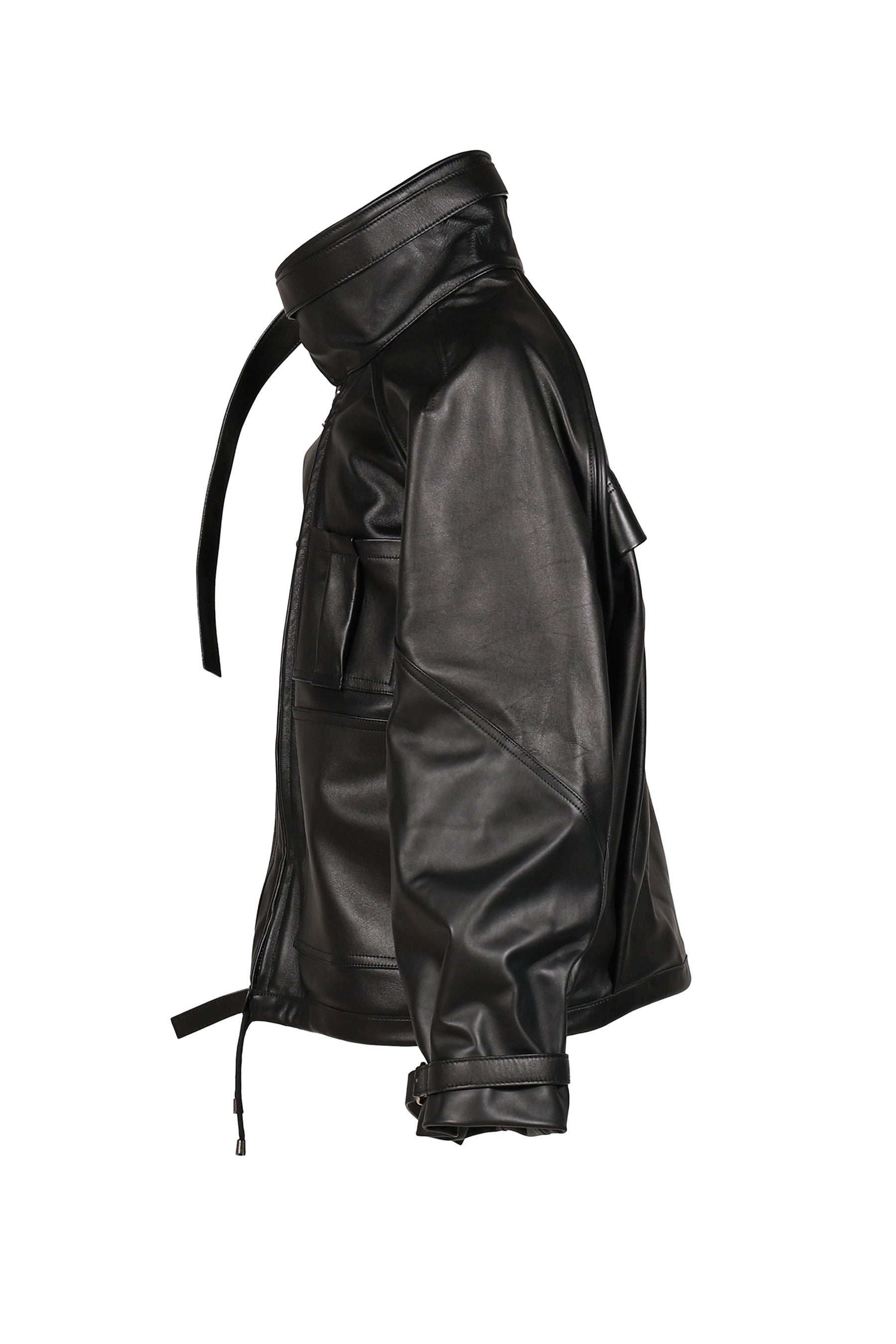 A4 LEATHER JACKET / BLK