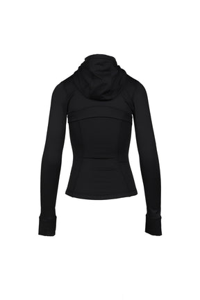 CORE R+M EMBROIDERED ZIP UP / BLK