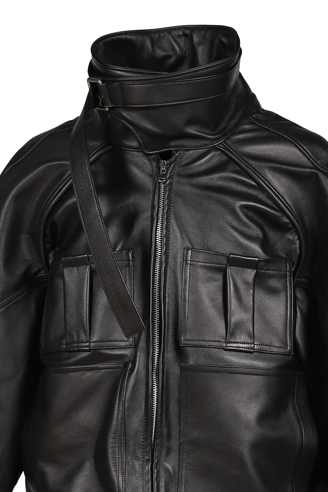 A4 LEATHER JACKET / BLK