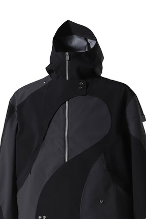 TRIDENT TECHNICAL JACKET / GRY BLK