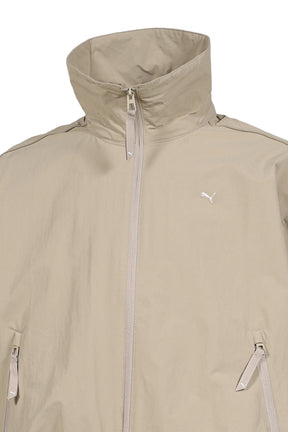 STAND COLLAR JACKET / ICE COFFEE