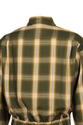 EMBROIDERED BLOUSON SHIRT / GRN