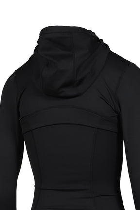 CORE R+M EMBROIDERED ZIP UP / BLK