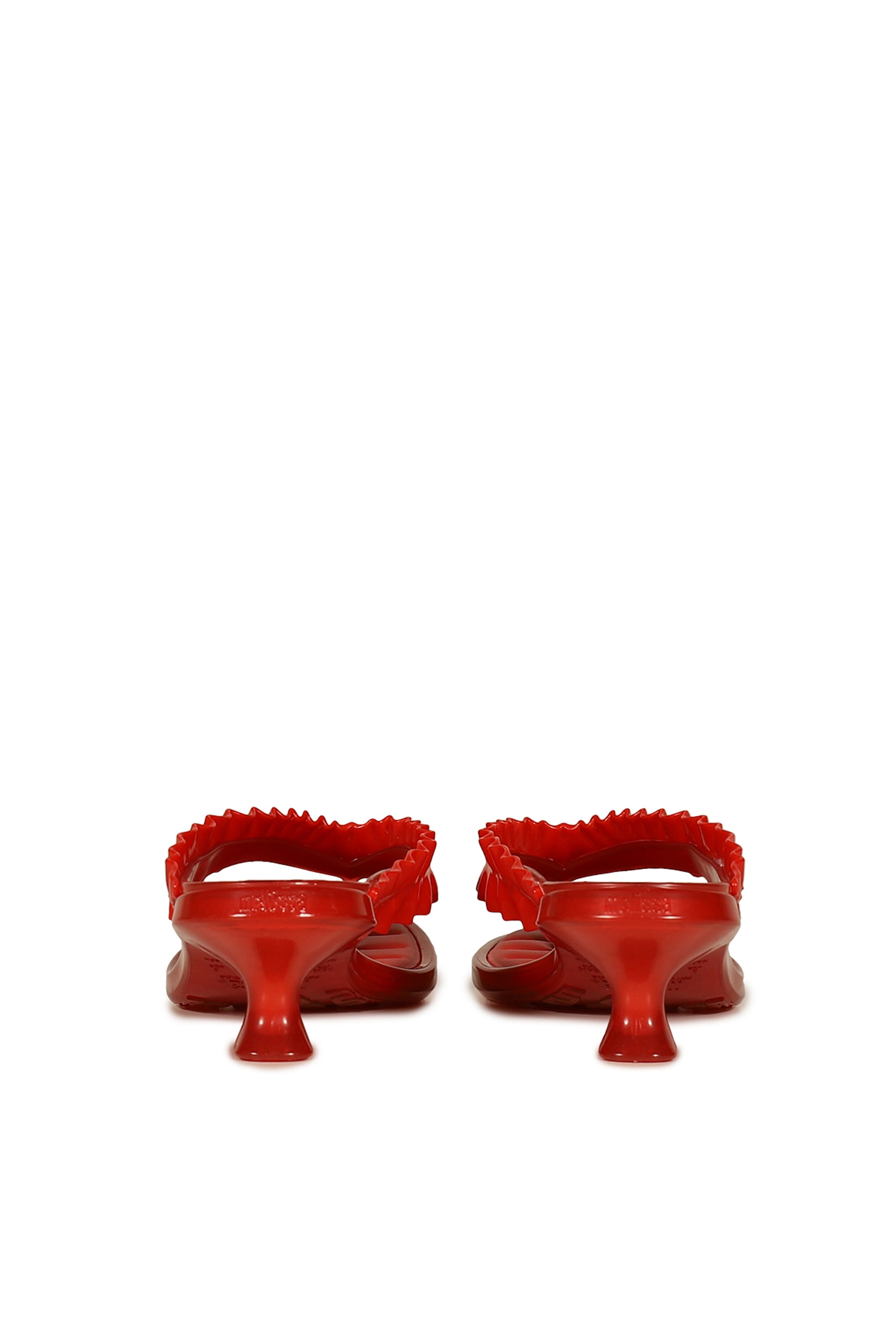 MELISSA THONG KITTEN HEEL / RACING RED