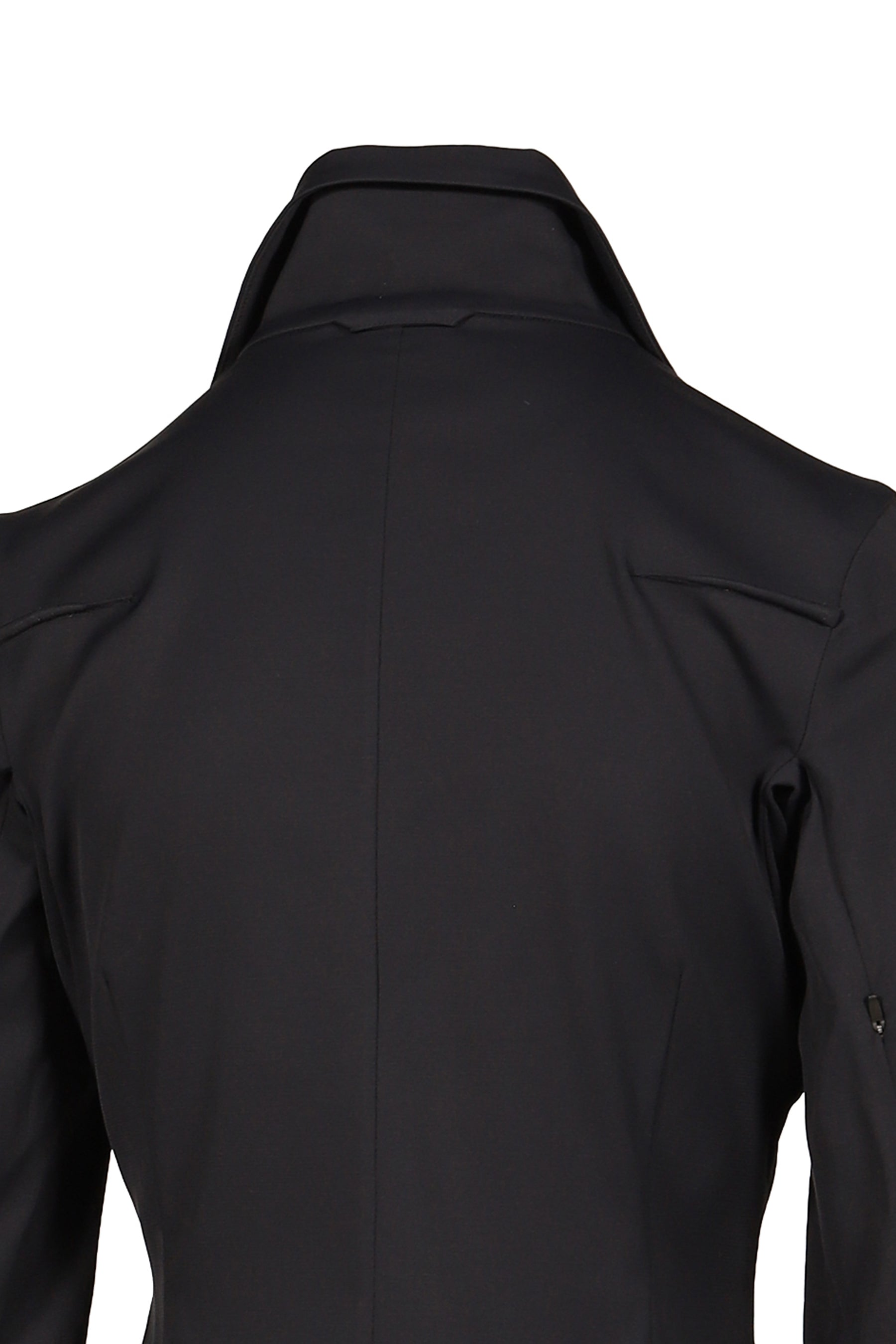 STRUCTURED SPREAD COLLAR SHIRT / NVY