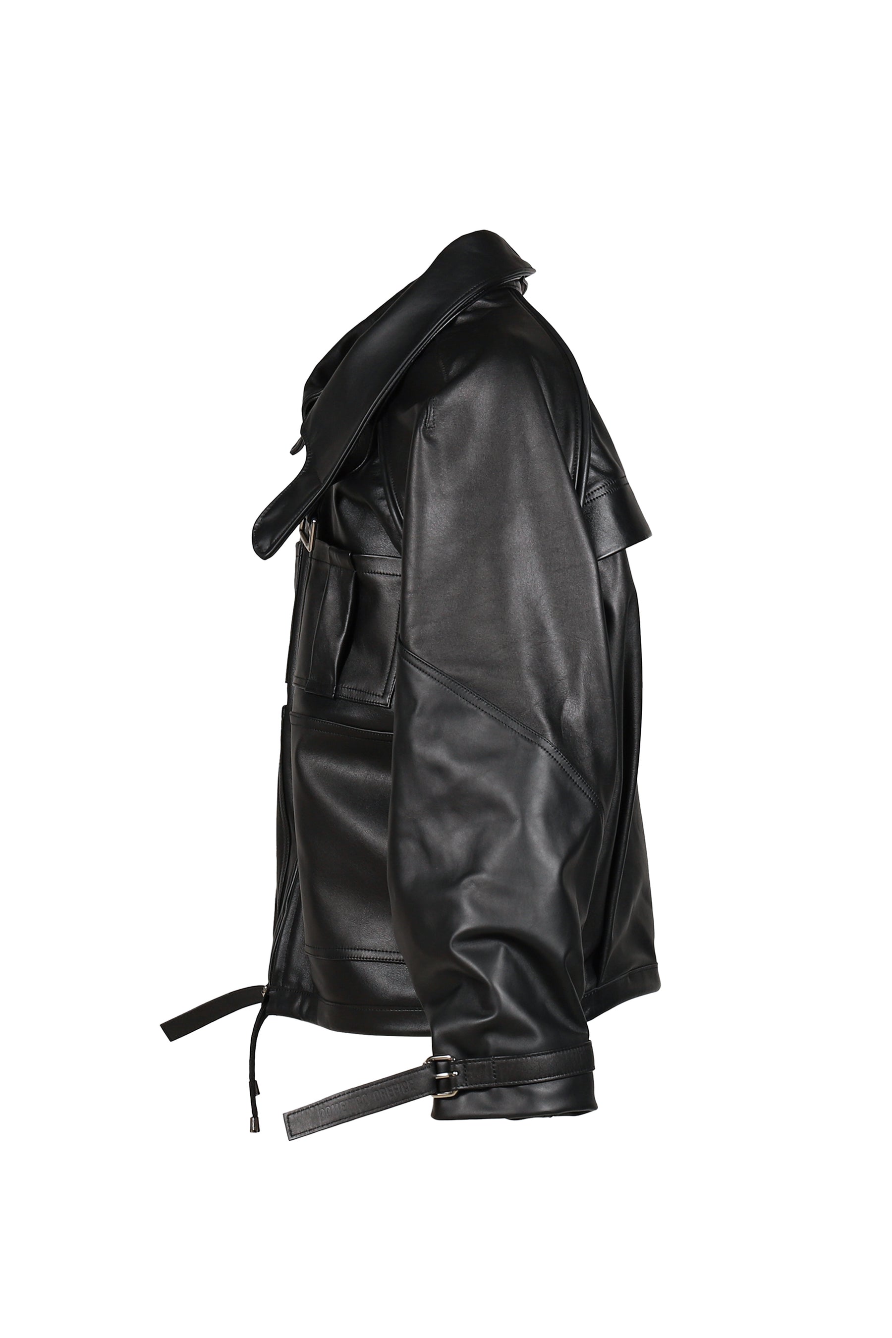 A4 LEATHER JACKET / BLK