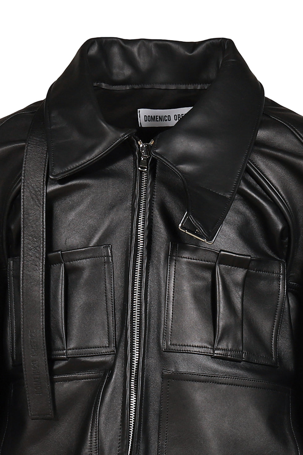 A4 LEATHER JACKET / BLK