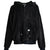 TEDDY BEAR HOODED SEWATER / BLK 
