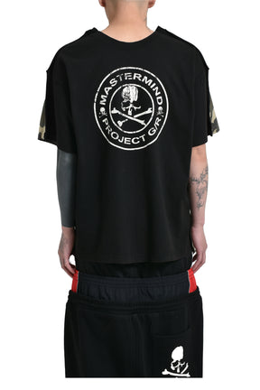TWO FACED OUTSEAM T-SHIRT / BLK CAMO