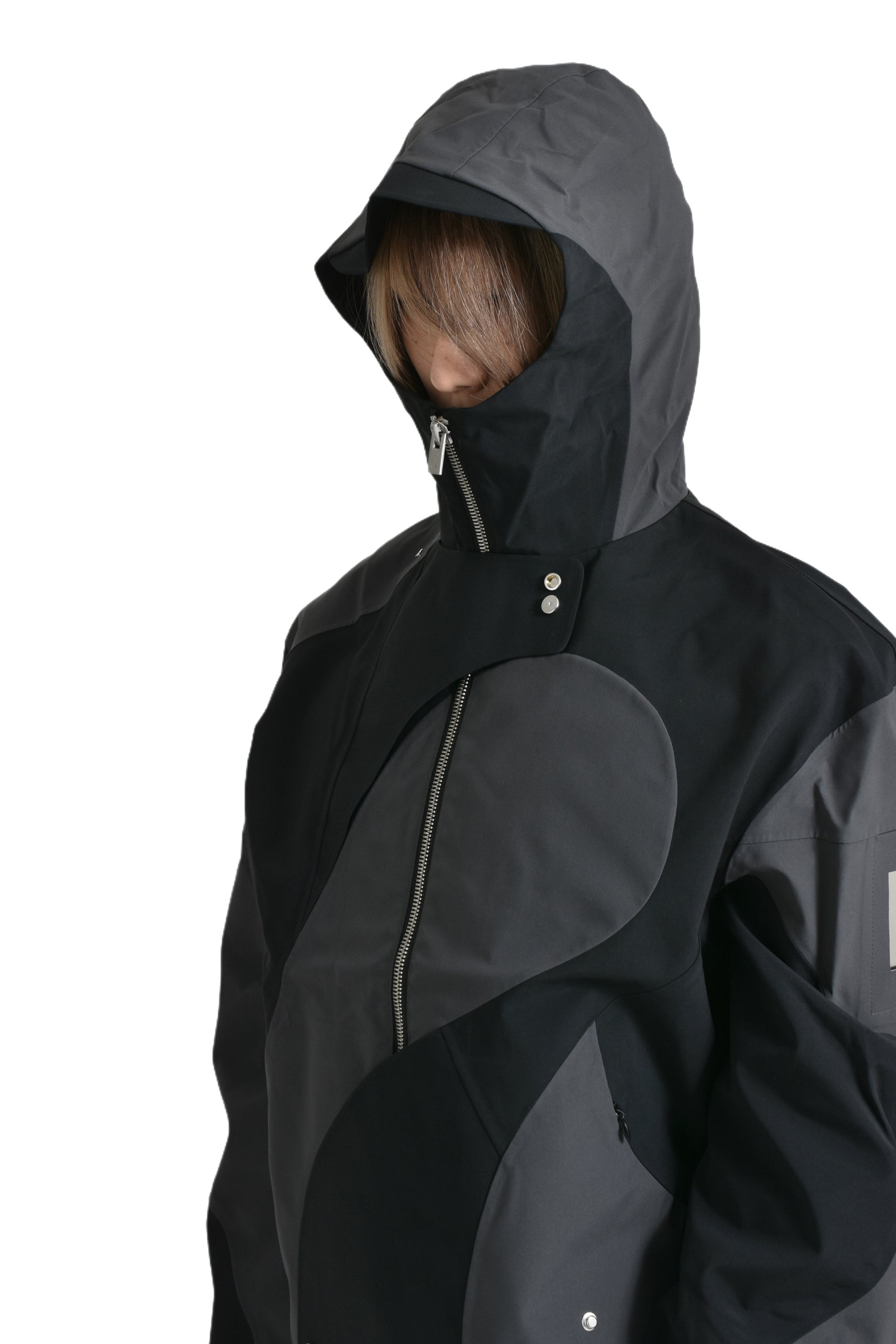 TRIDENT TECHNICAL JACKET / GRY BLK