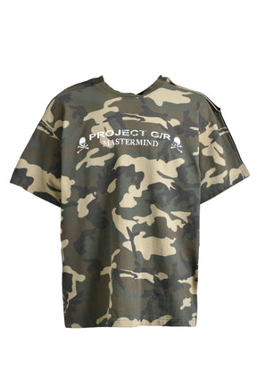 TWO FACED OUTSEAM T-SHIRT / BLK CAMO