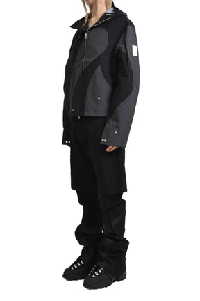 TRIDENT TECHNICAL JACKET / GRY BLK