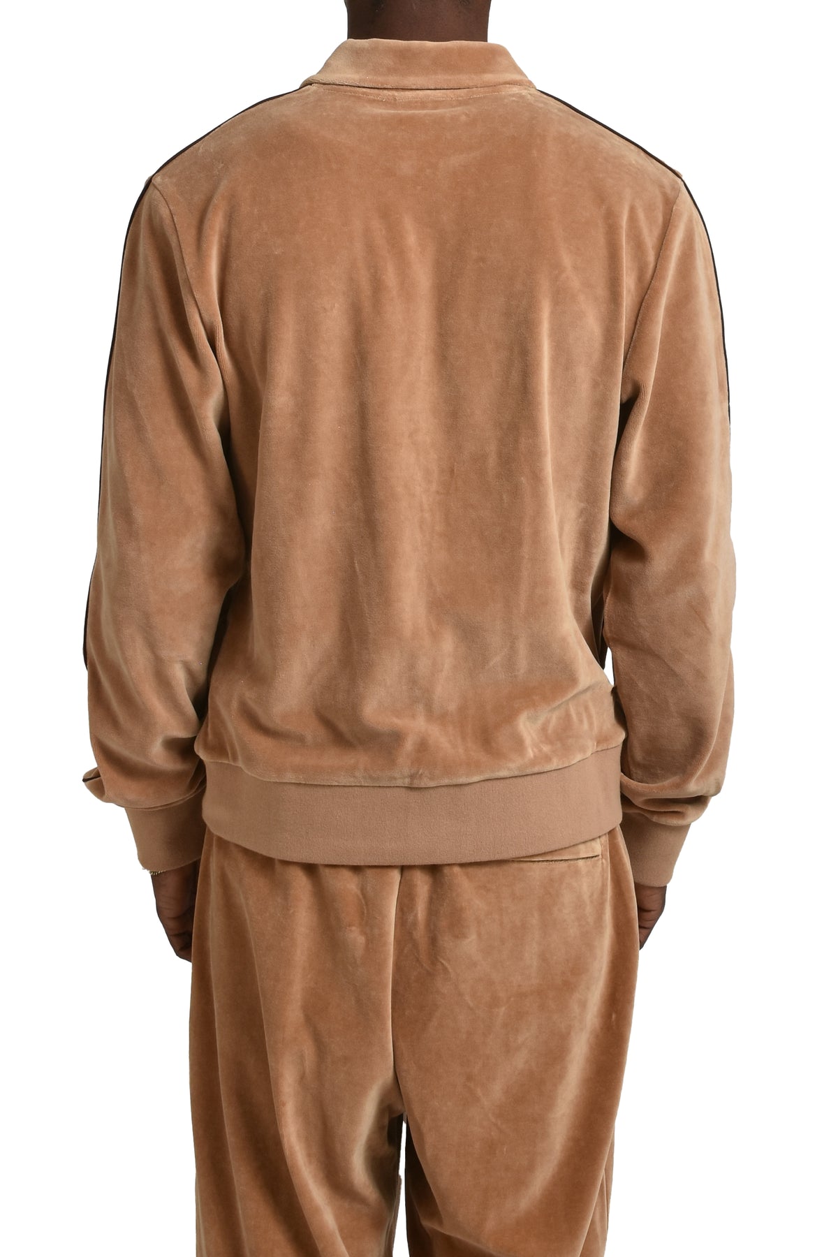 F+ VELOUR TRACK TOP / CAMEL