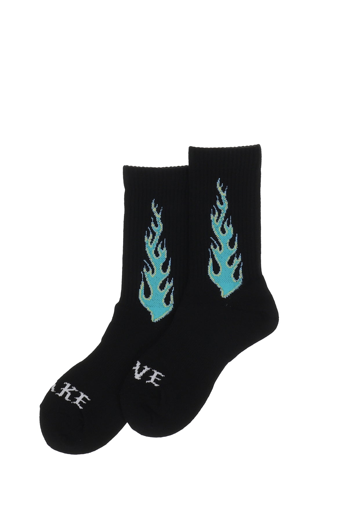 FLAME SOCKS / BLK BLU