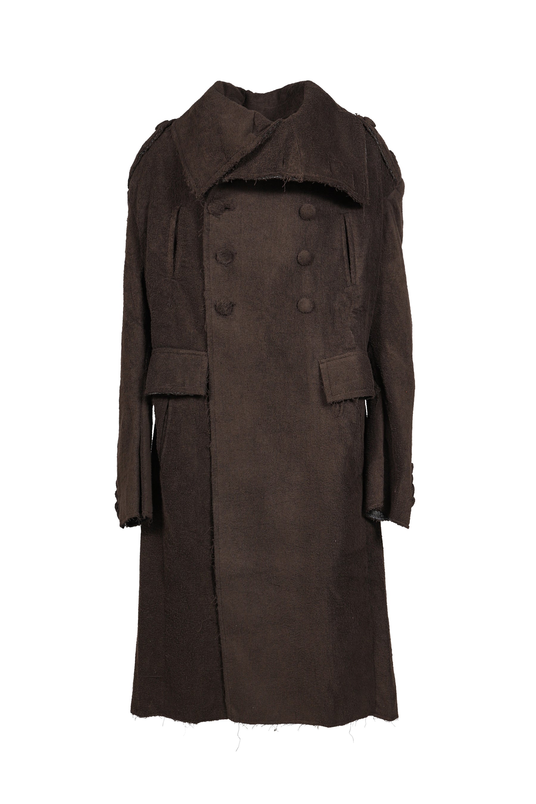 TOWEL LONG COAT / BRW