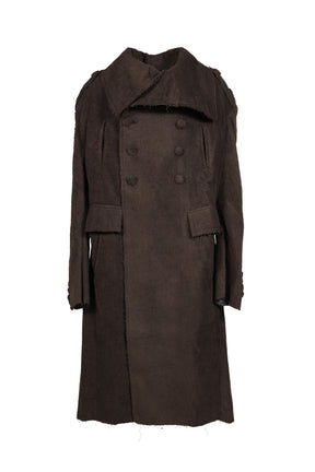 TOWEL LONG COAT / BRW