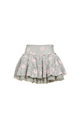ANGELINA SKIRT GREIGE MULT