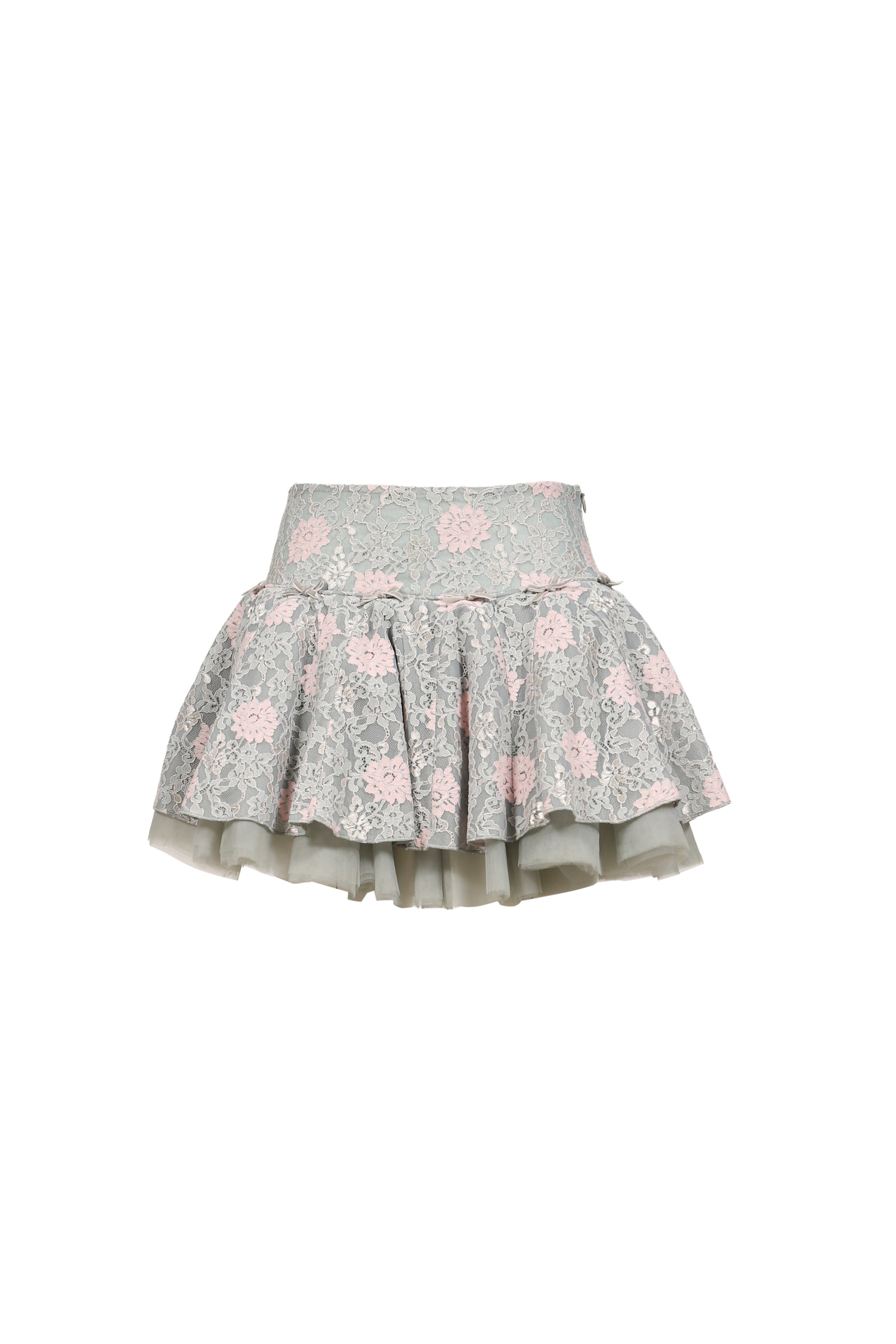 ANGELINA SKIRT GREIGE MULT