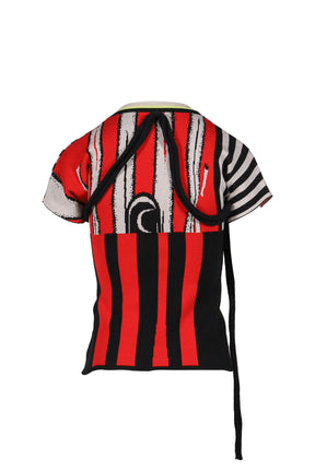 SPORTY KNIT T-SHIRT / RED