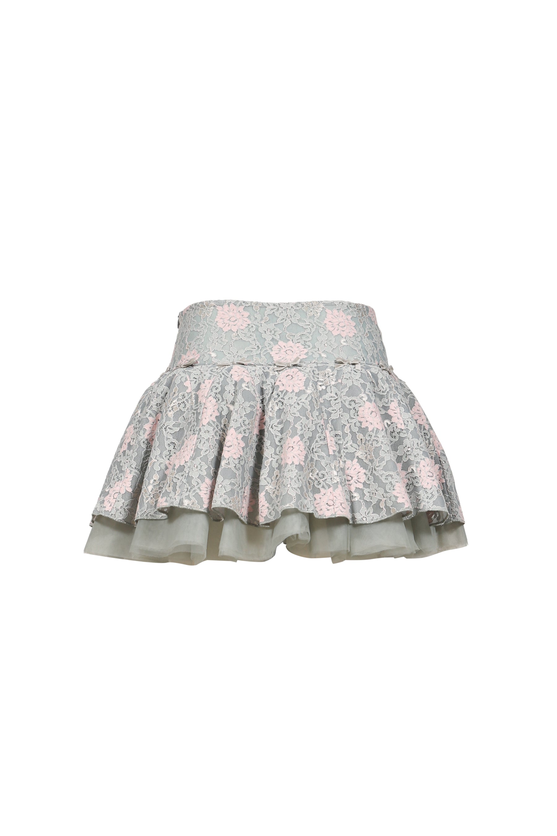 ANGELINA SKIRT GREIGE MULT