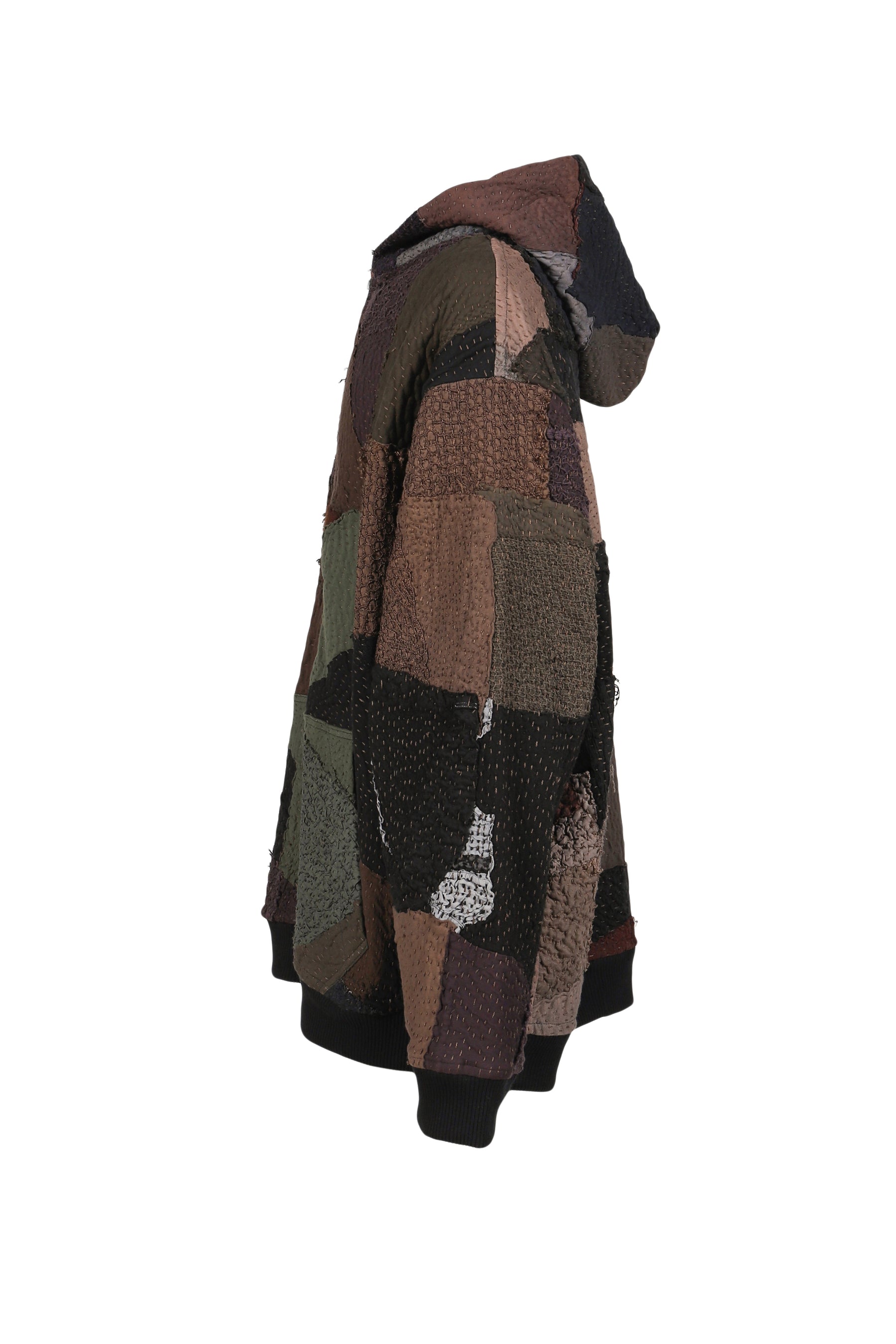 ZIP UP HOODIE / DARK MULTI