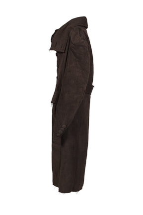 TOWEL LONG COAT / BRW