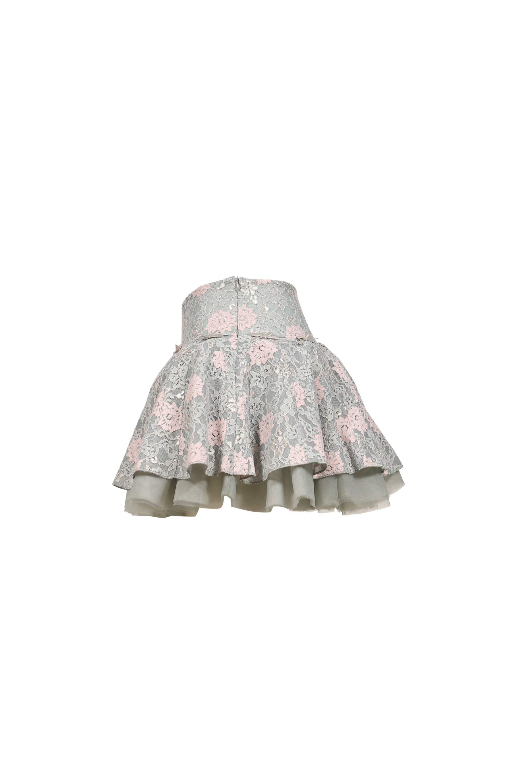 ANGELINA SKIRT GREIGE MULT